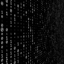 binary numbers texture vector image