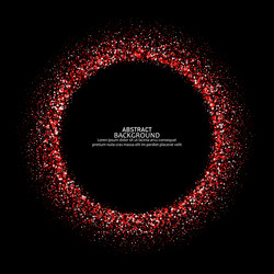 round dotted frame with space for text vector