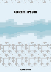 template for presentation sheet a3 a4 vector image