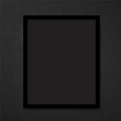Black vintage photo frame Royalty Free Vector Image