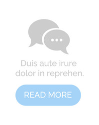 Chatting boxes and information on template web vector