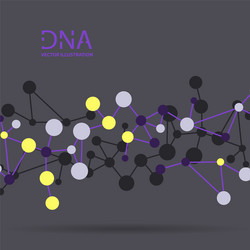 molecules concept of neurons and nervous system vector