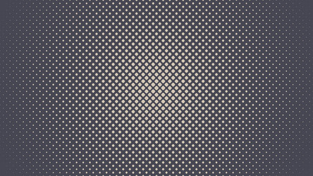 square rounded dots halftone pattern radial vector image
