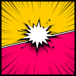 Dynamic Pop Art Comic Background vector