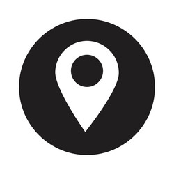 location pointer icon vector