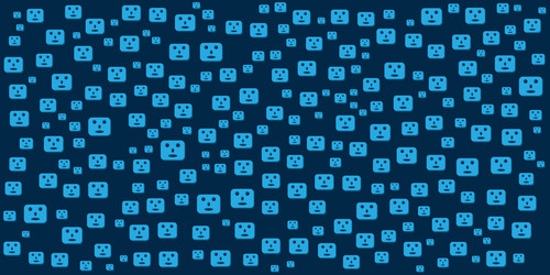 binary code seamless pattern blue color background vector image