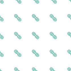 chain icon pattern seamless white background vector