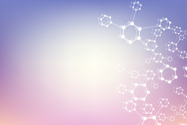 geometric abstract background with connected line vector