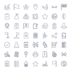 Mark icons vector