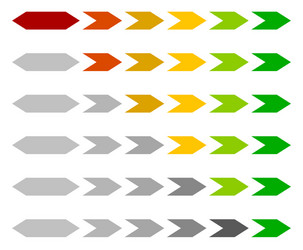 progress loading bar step stage indicators vector image