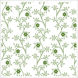 Batik design style patterns are same for fabric vector