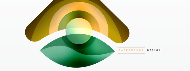 abstract background with color geometric shapes vector image