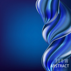 modern fluid gradient colorful flow composition vector image