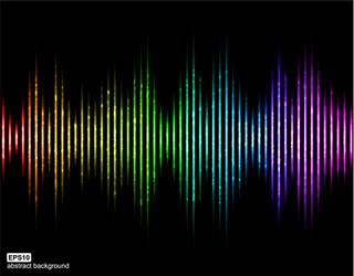 Sound Wave Frequency Spectrum vector
