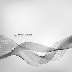 Abstract Tech Line Pattern vector image