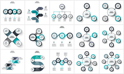 Data Visualization & Business Charts vector image