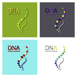 molecules concept of neurons and nervous system vector