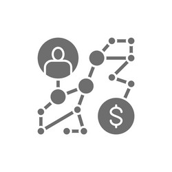 Business strategy success way algorithm vector