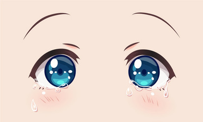 Premium Vector  Premium vector l drawing cute anime eyes