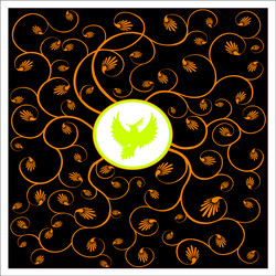 Batik design style patterns are same for fabric vector