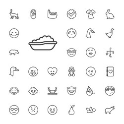 cute icons vector