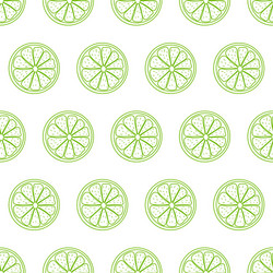 seamless pattern with sliced pieces citrus vector image