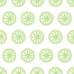 Seamless pattern with sliced pieces citrus vector