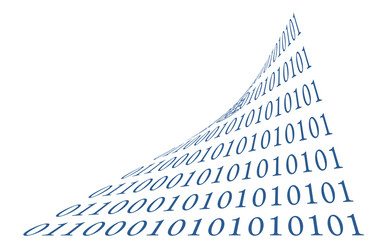 binary code symbol design eps 10 vector
