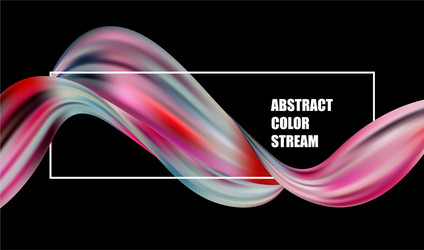 abstract colorful background color flow vector image