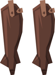 jockey leather safety shoes equestrian sports Vector Image