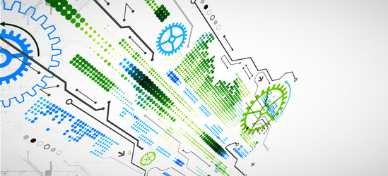 abstract color background on a technological vector image
