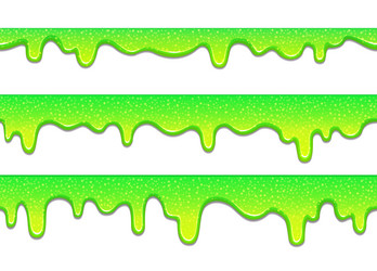 flowing green cartoon slimes slime texture vector