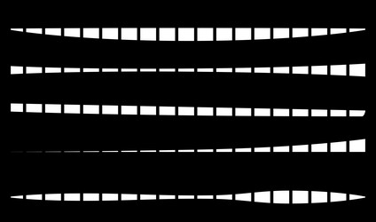 line stripe element with distorted deformed effect vector image