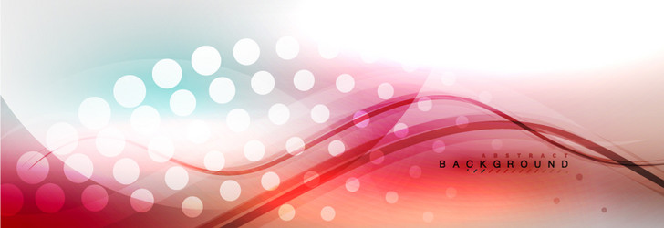 smooth flowing wave motion concept background vector image