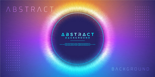 Abstract dynamic modern circle background vector