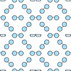 Sun summer glasses pattern vector