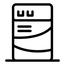 web hosting server providing services icon vector image