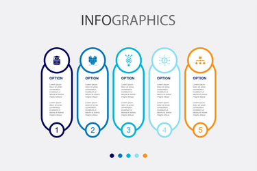 Data Science & Machine Learning Infographic vector image