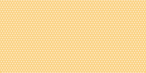 Isolated honeycomb background hexagon simple vector