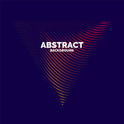abstract background with dynamic waves vector image