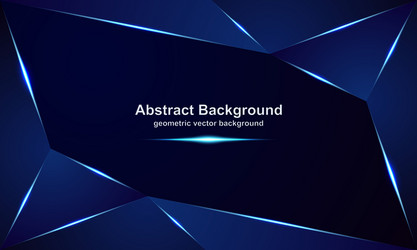 Abstract dark blue metallic 3d background Vector Image