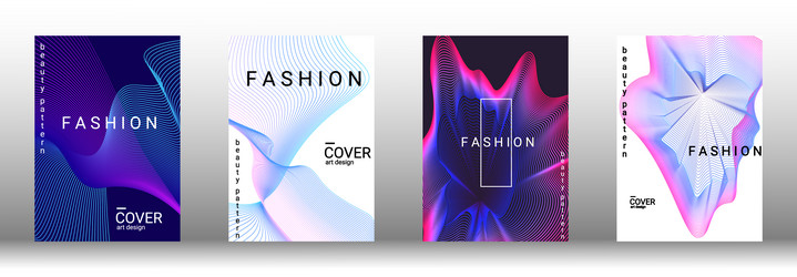 creative abstract design with smooth gradient vector image