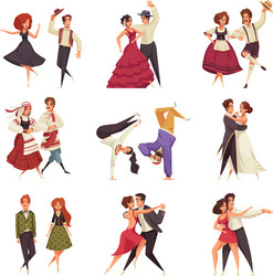 international dance day set Vector Image