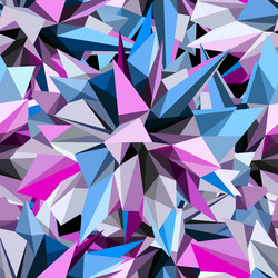 Abstract geometric triangle seamless pattern vector