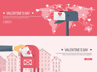 flat background with envelope vector image