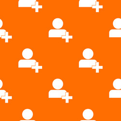 add new user account pattern seamless vector image