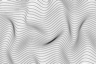 Dynamic Black Curve Background vector image