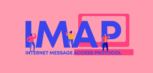 imap internet message access protocol web vector