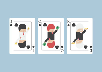 Jack King Queen Playing Card Flat Photos and Images