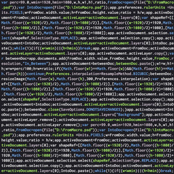 Code Programming Script vector image